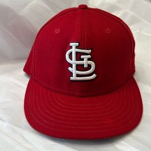 Size 7  Fitted - St. Louis Red NEW ERA 59fifty Hat Cap